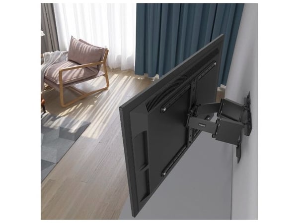 Hama Ultraslim, 2,29 m (90"), 200 x 200 mm, 600 x 400 mm, 2°, Aluminium, Metall, Svart