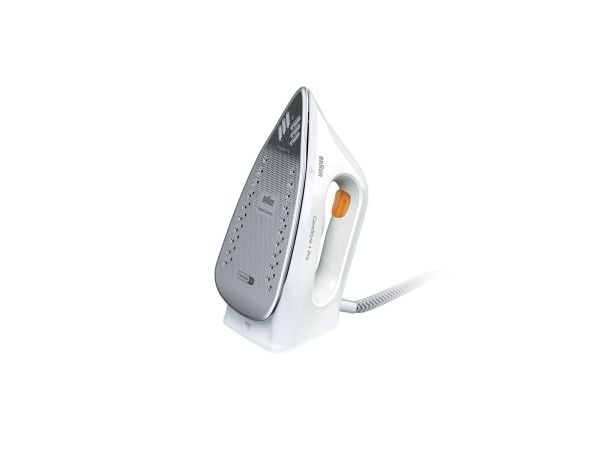 Braun CareStyle 1 Pro IS 1511 - Dampstrykejern med automatisk slukking - såleplate: FreeGlide 3D SuperCeramic - 2200 W - hvit/oransje