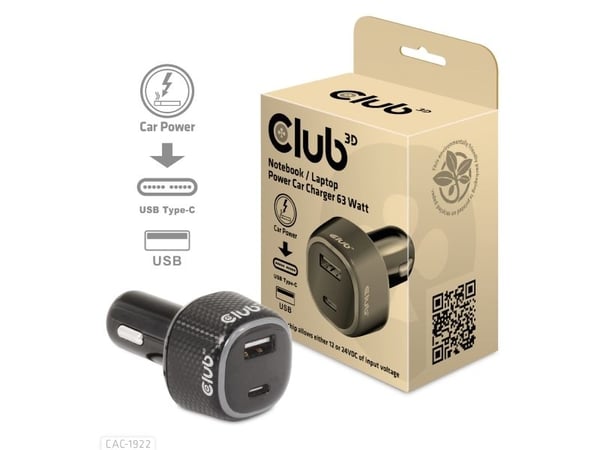 Club 3D CAC-1922 - - - kaapelissa: USB-C