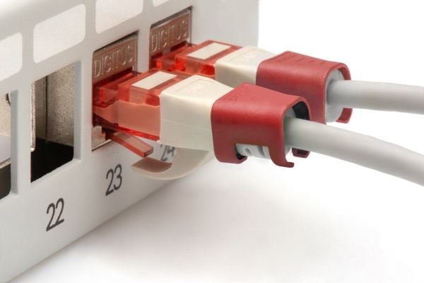 Digitus A-CC-R, Värikoodiklipsi, Punainen, Polyvinyylikloridi (PVC), Cat5e/6, 100 kpl, 100 mm