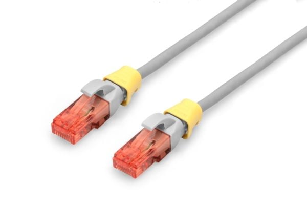 Digitus A-CC-Y, Fargekodende klemme, Gult, Polyvinylklorid (PVC), Cat5e/6, 100 stykker, 100 mm
