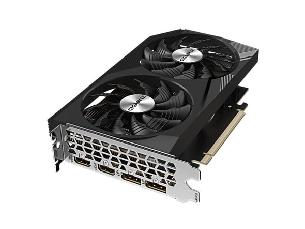 Gigabyte GeForce RTX 3050 WINDFORCE OC V2 - Grafikkort - GF RTX 3050 - 8 GB GDDR6 - PCIe 4.0 - DisplayPort, HDMI, DVI - boks