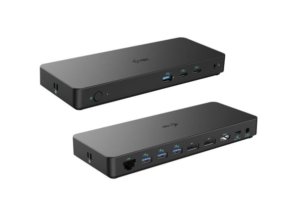 i-Tec - Dokkingstasjon - USB-C 3.2 Gen 2 / Thunderbolt 3 / Thunderbolt 4 - HDMI, 2 x DP - 1GbE - 100 watt - Europa