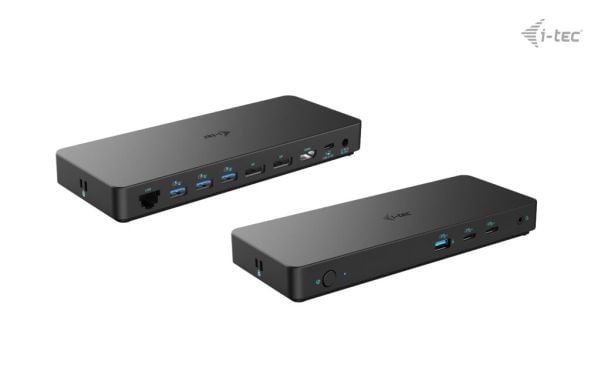 i-Tec - Dokkingstasjon - USB-C 3.2 Gen 2 / Thunderbolt 3 / Thunderbolt 4 - HDMI, 2 x DP - 1GbE - 100 watt - Europa