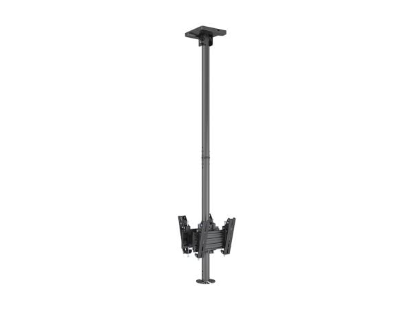Multibrackets M Pro Series - Monteringskomponent (takplate, fast arm, stang) - for kamerakuppel - cctv - aluminium, stål - svart - monteringsgrense...
