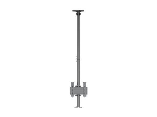 Multibrackets M Pro Series - Monteringskomponent (takplate, fast arm, stang) - for kamerakuppel - cctv - aluminium, stål - svart - monteringsgrense...