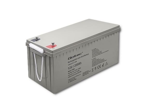 Qoltec AGM-akku | 12V | 200Ah | max. 3000A