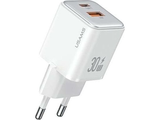 USAMS USB-C+USB-A nettlader PD 3.0 30W Fast