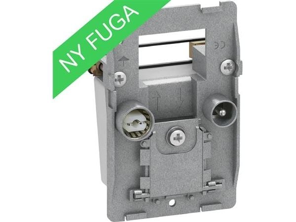 LK FUGA Antennilähtö TV/R liitäntärasia tyyppi TD260E, luokka A+, 112 moduuli, insertti