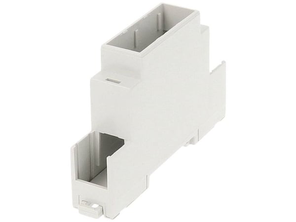 Hammond Electronics 1597DIN1MH53 DIN-kiskokotelo avoin 90 x 58 x 18 PPO Vaaleanharmaa 1 kpl