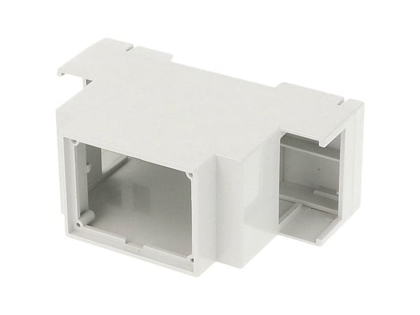 Hammond Electronics 1597DIN2MH53 DIN-kiskokotelo avoin 90 x 58 x 36 PPO vaaleanharmaa 1 kpl