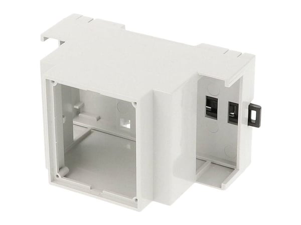 Hammond Electronics 1597DIN3MH53 DIN-kiskokotelo avoin 90 x 58 x 53 PPO Vaaleanharmaa 1 kpl