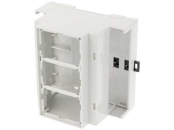 Hammond Electronics 1597DIN5MH53 DIN-kiskokotelo avoin 90 x 58 x 88 PPO Vaaleanharmaa 1 kpl