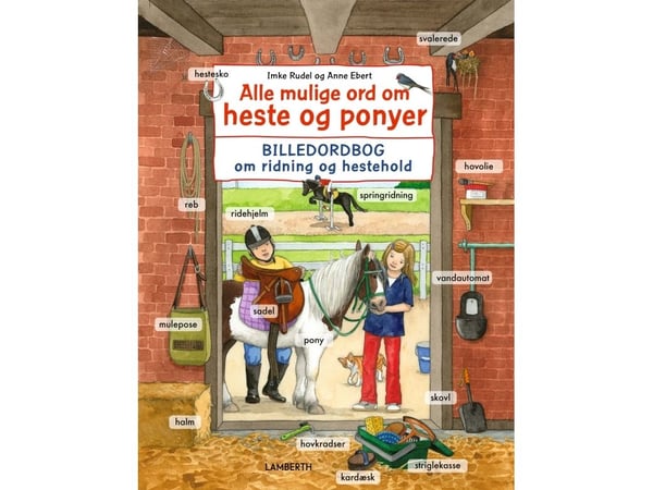 Alle mulige ord om hester og ponnier | Imke Rudel | Språk: Dansk
