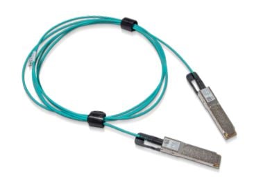 NVIDIA - 200GBase-AOC direkte tilkoblingskabel - QSFP56 til QSFP56 - 10 m - 10 m - fiberoptisk - halogenfri, Active Optical Cable (AOC) - svart