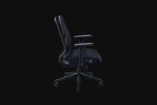 Razer FUJIN, Verkkoistuin, Verkkoselkänoja, musta, musta, Verkko, Verkko