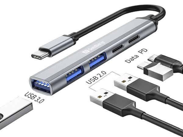 Sandberg - Dockningsstation - USB-C