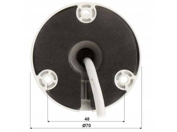 Dahua Technology WizSense IPC-HFW2249S-S-IL-0280B, IP-turvakamera, Sisätila ja ulkotila, Langallinen, Seinä, Valkoinen, Luoti (muoto)