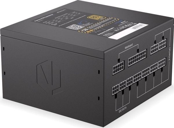 Endorfy Supremo FM5 Gold - Strømforsyning (intern) - ATX12V - 80 PLUS Gold - AC 115/230 V - 650 watt - svart