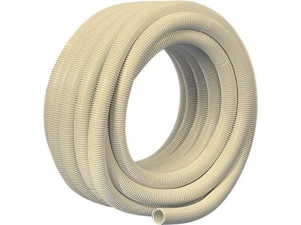Muoviputki joustava, PVC 16 mm aallotettu. Ne kestävät 750 N:n puristuskuormituksen. - (100 metriä)