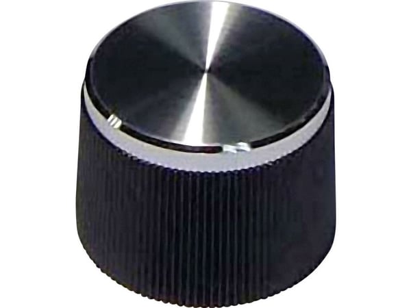 TRU COMPONENTS Nuppi Musta (Ø x K) 21 mm x 15 mm 1 kpl