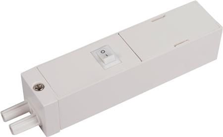 Shelf Line 230 V Tilslutning m/afbryder, tilbehør till LED-listen Shelf Line. PROFESSIONEL