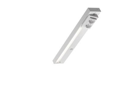 Unos II 10W 3000K 1000lm 2xSchuko Stikk 595mm Hvid