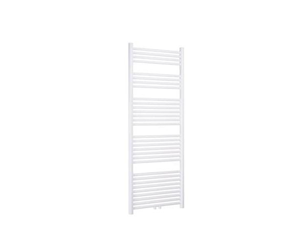 Thermrad Tone pyyhepatteri 580W, pyöreä säteilyputki ja keräin, 6 liitäntää, hxl 1200x550mm, valkoinen RAL9016