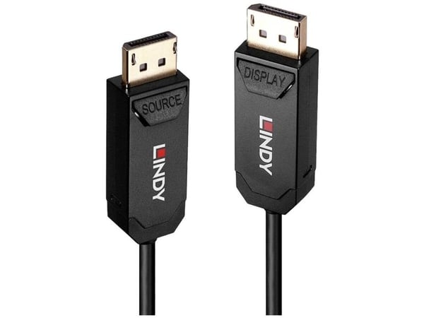 Lindy 38520, 10 m, DisplayPort, DisplayPort, Hankjønn, Hankjønn, 7680 x 4320 piksler