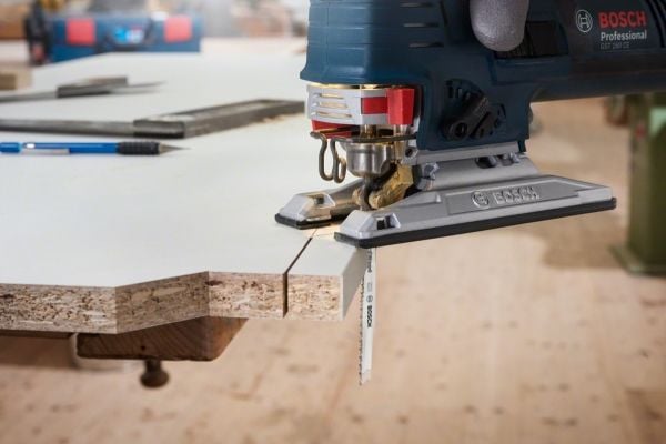 Bosch clean for Wood T 101 AO - Stikksagblad - for kryssfinér, bløtt tre, laminerte paneler, ikke-slipende trematerialer - 3 deler - T-skaft - leng...