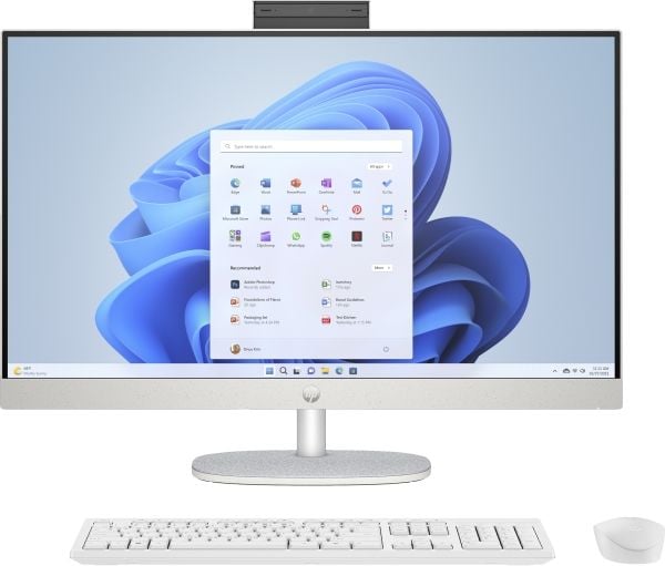 HP 27-cr0002no, 68,6 cm (27"), Full HD, AMD Ryzen™ 3, 8 GB, 512 GB, Windows 11 Home
