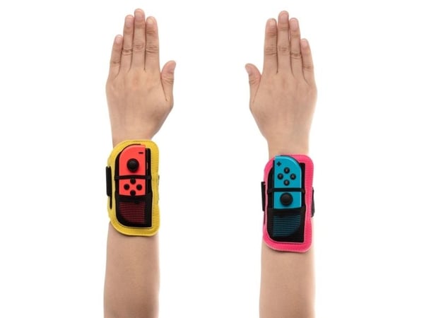 Subsonic SA5644, Nintendo Switch, Vaaleanpunainen, Keltainen, 2 kpl