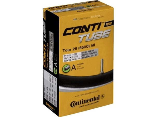 Continental Innerrør Continental TOUR 26" autoventil 40 mm 37/47-559/597 Universal