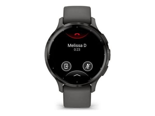 Garmin Venu 3S - 41 mm - småsteinsgrå - smartklokke med bånd - silikon - håndleddstørrelse: 110-175 mm - display 1.2" - 8 GB - Bluetooth, ANT+, Wi-...