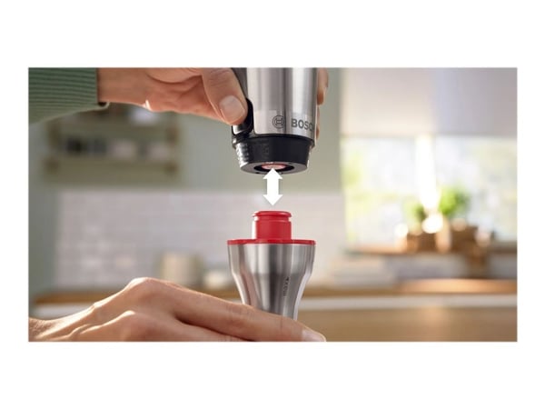 Bosch MSM6M810 ErgoMaster Serie 6 Edelstahl/schwarz 1200 W. Metall-Fuß