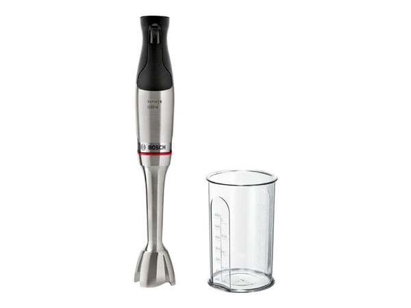 Bosch MSM6M810 ErgoMaster Serie 6 Edelstahl/schwarz 1200 W. Metall-Fuß