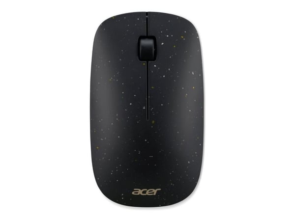 Acer Vero AMR020 - Mus - høyre- og venstrehåndet - optisk - 3 knapper - trådløs - 2.4 GHz - svart - løsvekt