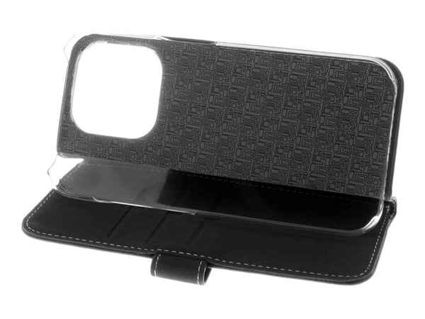 Insmat 650-3186, Avattava kotelo, Apple, iPhone 15 Pro, 15,5 cm (6.1"), Musta