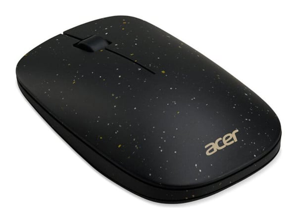 Acer Vero AMR020 - Mus - høyre- og venstrehåndet - optisk - 3 knapper - trådløs - 2.4 GHz - svart - løsvekt
