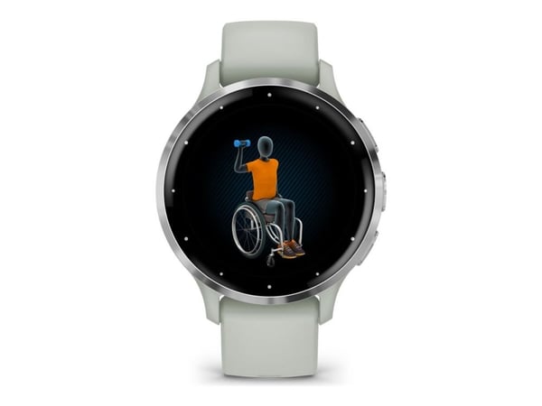 Garmin Venu 3S älykello 41 mm 1.2" AMOLED 8 GB, salvianharmaa/hopea