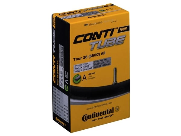 Continental Innerrør Continental TOUR 26" autoventil 40 mm 37/47-559/597 Universal