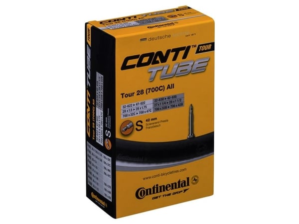 Continental Tour Tube All 700 x 32-47c (32-47x622)/(42-635) Presta (avtakbar ventilkjerne) 42 mm