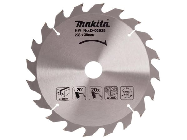 Makita circular saw for wood Economy 235 x 30mm 20z (D-03925)