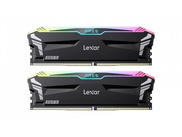 Lexar ARES RGB - DDR5 - sett - 32 GB: 2 x 16 GB - DIMM 288-pin - 6800 MT/s / PC5-54400 - CL34 - 1.4 V - on-die ECC
