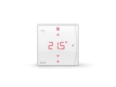 Danfoss 088U2122, Mekanisk termostat, Room, ZigBee, 2400 MHz, Hvit, IP20