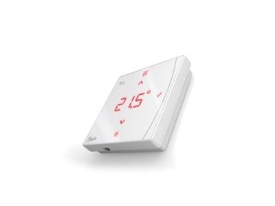 Danfoss Icon2 RT trådløs rumtermostat m/display og infrarød gulvsensor t/montering