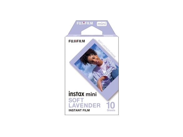 Fujifilm Instax Mini Soft Lavender - Värillinen pikafilmi - instax mini - ISO 800 - 10 valotusta