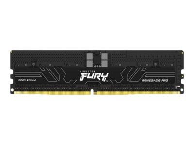 Kingston FURY Renegade Pro - DDR5 - modul - 16 GB - DIMM 288-pin - 6400 MT/s / PC5-51200 - CL32 - 1.4 V - registrert - on-die ECC - svart