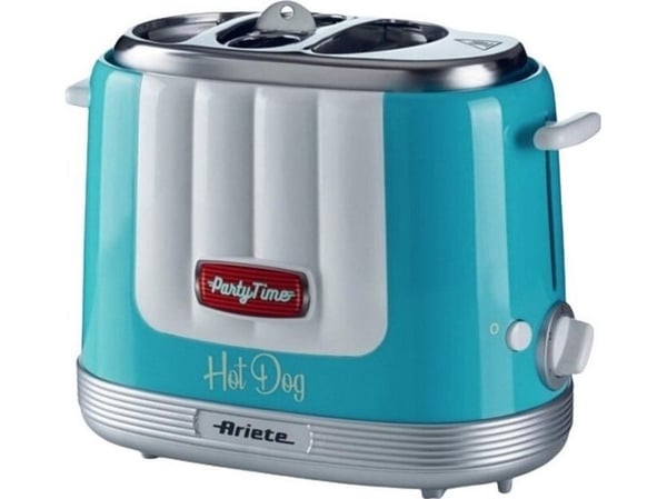 Ariete 0206/01, Hot dog rister, Lyseblå, 2 stykker, 650 W, 160 mm, 270 mm