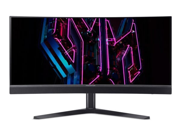 Acer Predator X34 Vbmiiphuzx - X Series - OLED-skjerm - gaming - kurvet - 34" - 3440 x 1440 UWQHD @ 175 Hz - 1000 cd/m² - DisplayHDR 400 True Black...